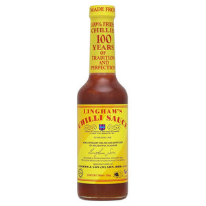 Lingham’s Chilli Sauce 280ml with a balance of heat, sweetness and tang. Perfect as a dip, marinade, glaze or cooking sauce. Lingham’s Chilli Sauce 280ml with a balance of heat, sweetness and tang. Perfect as a dip, marinade, glaze or cooking sauce.