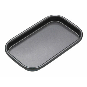 Bake, roast and reheat with the MasterClass Non-Stick Baking Tray 16.5cm x 10cm. Compact, durable and easy to clean for everyday use. Bake, roast and reheat with the MasterClass Non-Stick Baking Tray 16.5cm x 10cm. Compact, durable and easy to clean for everyday use.