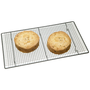 MasterClass Non-Stick Cooling Tray 46 x 26cm for quick, even cooling. Durable, oven-safe, easy to clean and perfect for baked goods and hot pans. MasterClass Non-Stick Cooling Tray 46 x 26cm for quick, even cooling. Durable, oven-safe, easy to clean and perfect for baked goods and hot pans.