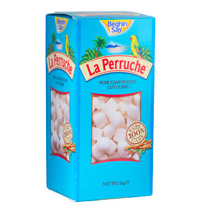 La Perruche White Sugar Cubes 1kg box with artisanal cane sugar lumps in blue packaging – ideal for tea, coffee, and dessert serving. La Perruche White Sugar Cubes 1kg box with artisanal cane sugar lumps in blue packaging – ideal for tea, coffee, and dessert serving.
