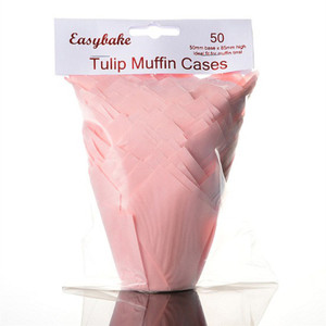 Pink Tulip Cupcake Cases x 50. Greaseproof paper liners with a stylish tulip design for baking cupcakes, muffins and mini cheesecakes. Pink Tulip Cupcake Cases x 50. Greaseproof paper liners with a stylish tulip design for baking cupcakes, muffins and mini cheesecakes.