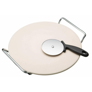 Shop the KitchenCraft World of Flavours Italian Pizza Stone Set. Includes ceramic pizza stone, serving rack and cutter for crisp, evenly baked pizzas at home. Shop the KitchenCraft World of Flavours Italian Pizza Stone Set. Includes ceramic pizza stone, serving rack and cutter for crisp, evenly baked pizzas at home.