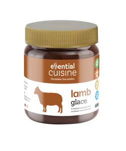 Essential Cuisine Lamb Glace 600g delivers rich roasted lamb flavour for sauces, gravies, stews and roasts. A versatile reduced stock for everyday cooking. Essential Cuisine Lamb Glace 600g delivers rich roasted lamb flavour for sauces, gravies, stews and roasts. A versatile reduced stock for everyday cooking.