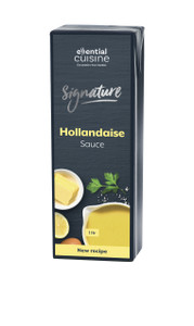 Essential Cuisine Signature Hollandaise Sauce 1L. A rich, buttery ready-made sauce for Eggs Benedict, fish, and vegetables. Consistent, convenient, and professional quality. Essential Cuisine Signature Hollandaise Sauce 1L. A rich, buttery ready-made sauce for Eggs Benedict, fish, and vegetables. Consistent, convenient, and professional quality.