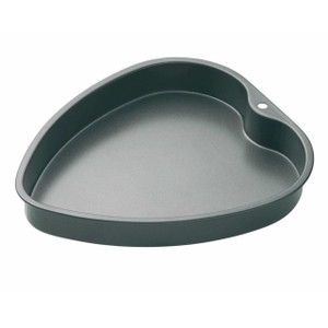 MasterClass Non-Stick Heart Shaped Cake Pan. Heavy-duty carbon steel with PFOA-free non-stick coating. Perfect for baking romantic cakes and desserts. MasterClass Non-Stick Heart Shaped Cake Pan. Heavy-duty carbon steel with PFOA-free non-stick coating. Perfect for baking romantic cakes and desserts.