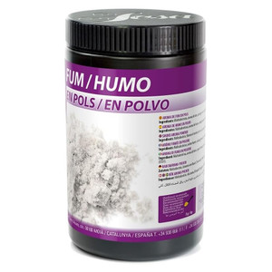 Tub of Sosa Smoke Flavouring Powder 500g with product label featuring purple accents and ingredient information. Tub of Sosa Smoke Flavouring Powder 500g with product label featuring purple accents and ingredient information.
