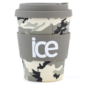 Shop Ecoffee Reusable Coffee Cup 12oz Grey Camouflage. Eco-friendly bamboo fibre cup with ICE Restaurant design. Durable, stylish, and dishwasher safe. Shop Ecoffee Reusable Coffee Cup 12oz Grey Camouflage. Eco-friendly bamboo fibre cup with ICE Restaurant design. Durable, stylish, and dishwasher safe.