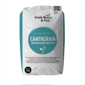 Discover Moul-Bie Campagrain Flour 25kg, a premium multi-cereal bread flour blend. Ideal for rustic, flavourful breads with added texture and nutrition. Discover Moul-Bie Campagrain Flour 25kg, a premium multi-cereal bread flour blend. Ideal for rustic, flavourful breads with added texture and nutrition.