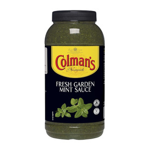 Colman’s Fresh Garden Mint Sauce 2.25L delivers vibrant mint flavour. Perfect with lamb, marinades, sauces, and sandwiches, in a convenient large-size container. Colman’s Fresh Garden Mint Sauce 2.25L delivers vibrant mint flavour. Perfect with lamb, marinades, sauces, and sandwiches, in a convenient large-size container.