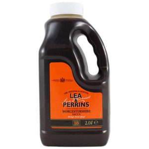 Lea & Perrins Worcestershire Sauce 2L. The original tangy, savoury sauce for marinades, stews, sauces and cocktails. Large catering-size bottle. Lea & Perrins Worcestershire Sauce 2L. The original tangy, savoury sauce for marinades, stews, sauces and cocktails. Large catering-size bottle.