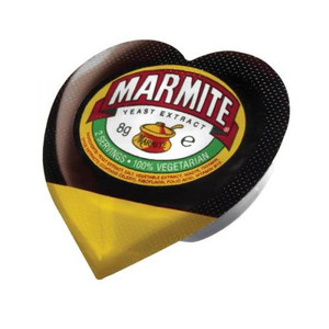 Marmite Portions 100 x 8g. Individual servings of the classic savoury spread. Perfect for toast, buffets, catering, hotels and on-the-go convenience. Marmite Portions 100 x 8g. Individual servings of the classic savoury spread. Perfect for toast, buffets, catering, hotels and on-the-go convenience.