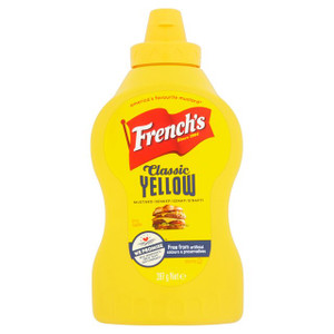 French’s American Classic Yellow Mustard 226g. Tangy, smooth and mild. Perfect for hot dogs, burgers, sandwiches, dressings and barbecues. French’s American Classic Yellow Mustard 226g. Tangy, smooth and mild. Perfect for hot dogs, burgers, sandwiches, dressings and barbecues.