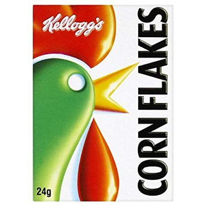 Buy Kellogg’s Corn Flakes 40 x 24g, single-serve packs of the original toasted cereal. Perfect for catering, hotels, or convenient breakfasts. Buy Kellogg’s Corn Flakes 40 x 24g, single-serve packs of the original toasted cereal. Perfect for catering, hotels, or convenient breakfasts.