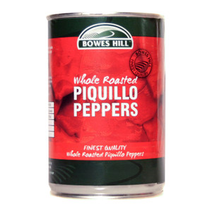 Try Bowes Hill Whole Piquillo Peppers 410g. Sweet roasted Spanish peppers, perfect for stuffing, tapas, and salads. Authentic flavour. Try Bowes Hill Whole Piquillo Peppers 410g. Sweet roasted Spanish peppers, perfect for stuffing, tapas, and salads. Authentic flavour.
