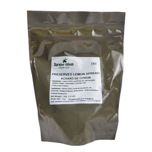 Preserved Lemon Spread 1kg. Smooth, tangy and savoury citrus paste for marinades, dips, couscous and roasted dishes. Easy way to add authentic preserved lemon flavour. Preserved Lemon Spread 1kg. Smooth, tangy and savoury citrus paste for marinades, dips, couscous and roasted dishes. Easy way to add authentic preserved lemon flavour.