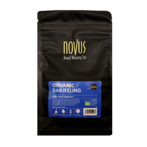 Novus Darjeeling Organic Tea x 25 Pyramid offers a light, floral whole leaf tea with a refined muscatel flavour. Premium pyramid bags for a better tasting cup.