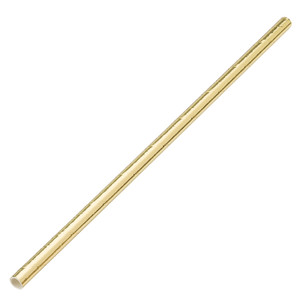 Paper Solid Gold Straw 8" Paper Solid Gold Straw 8"