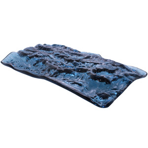 Pordamsa Mar Blue Glass Tray 28cm Pordamsa Mar Blue Glass Tray 28cm
