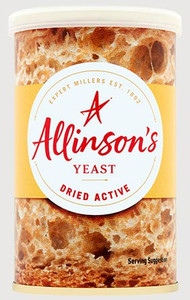 ALLINSON DRIED ACTIVE BAKING YEAST 125G ALLINSON DRIED ACTIVE BAKING YEAST 125G