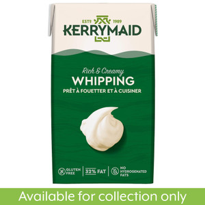 KERRYMAID UHT WHIPPING CREAM 1L KERRYMAID UHT WHIPPING CREAM 1L