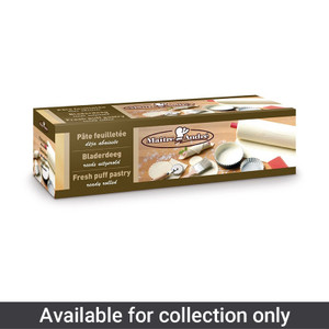 Maître André Puff Pastry Roll 4.2kg is a ready rolled pastry ideal for sausage rolls, tarts and baking in busy kitchens.