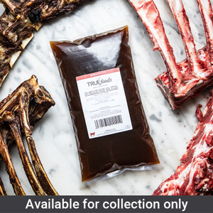 Truefoods 50% Reduced Veal Stock 2.5kg is a rich traditional veal stock ideal for sauces gravies braises and restaurant style cooking.