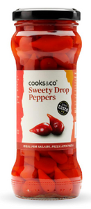 COOKS&CO SWEETY DROP RED PEPPERS 235G COOKS&CO SWEETY DROP RED PEPPERS 235G