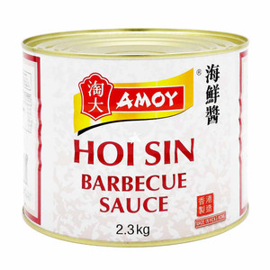 Amoy Hoi Sin Barbecue Sauce 2.3kg is a sweet and savoury Asian style sauce ideal for glazing, dipping and everyday cooking in stir-fries, barbecue and noodle dishes.