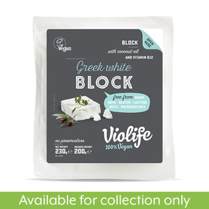 VIOLIFE VEGAN GREEK WHITE FETA BLOCK 200G VIOLIFE VEGAN GREEK WHITE FETA BLOCK 200G