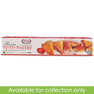 Theos Frozen Fillo Pastry 400g Theos Frozen Fillo Pastry 400g