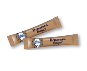 Silver Spoon Demerara Sugar Sticks x 1000. Individually portioned brown sugar sticks perfect for coffee, tea and catering or office drink stations.
