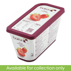BOIRON FROZEN STRAWBERRY PUREE 1KG BOIRON FROZEN STRAWBERRY PUREE 1KG