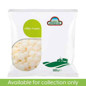 Greens Frozen Silverskin Onions 1kg Greens Frozen Silverskin Onions 1kg