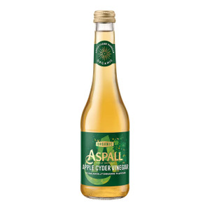 Aspall Organic Apple Cyder Vinegar 500ml with crisp acidity and fruity notes. Ideal for dressings, pickling, and everyday cooking.