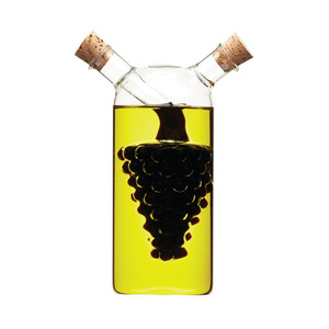 KitchenCraft World of Flavours Italian 2 in 1 Oil & Vinegar Cruet Bottle KitchenCraft World of Flavours Italian 2 in 1 Oil & Vinegar Cruet Bottle