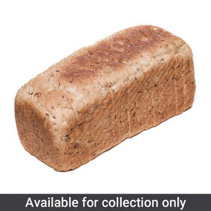 Gluten Free 7 Seed Harvest Grain Loaf 800g. Frozen sliced bread with a soft texture and nutty flavour, ideal for toast and sandwiches.