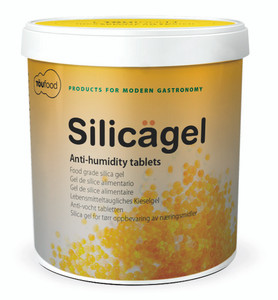 Toufood Silicagel Capsules x 90 food-grade moisture control capsules for keeping dehydrated foods, garnishes, and dry ingredients crisp and protected.
