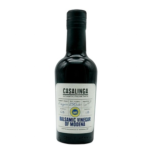 Casalinga Balsamic Vinegar of Modena 250ml. A versatile Italian balsamic vinegar ideal for dressings, marinades, glazes and everyday cooking.