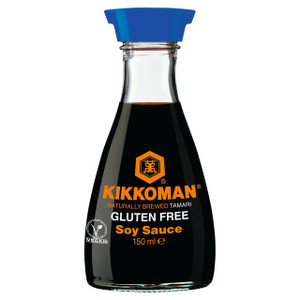 Kikkoman Tamari Gluten Free Soy Sauce 150ml. A rich, traditionally brewed Japanese soy sauce with deep umami flavour for marinades, dipping and cooking.
