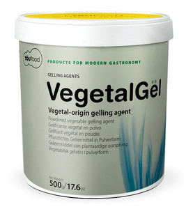 Buy Toufood Vegetalgël 500g, a vegetable-based gelling agent for fruit glazes, desserts and elastic gels with reliable professional results.