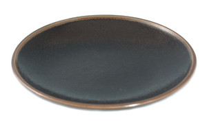 Shop the Black Yuzu Plate 25.5cm at Infusions4chefs. A stylish Japanese stoneware plate with a textured black finish for striking everyday dining and food presentation.