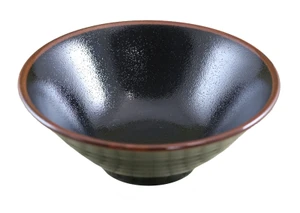 Shop the Black Yuzu Bowl 18cm, a Japanese-inspired stoneware bowl ideal for ramen, rice bowls, salads, pasta and stylish everyday dining.
