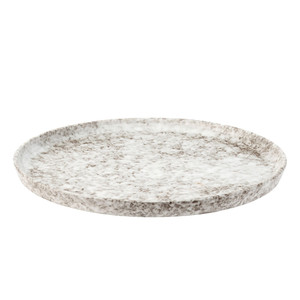 Shop the Fuji Dappled Plate 30cm. A contemporary serving and dinner plate with a natural dappled finish, perfect for stylish everyday dining and food presentation.