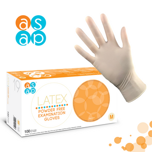 ASAP Latex Gloves Large x 100 ASAP Latex Gloves Large x 100