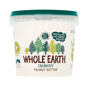 Buy Whole Earth Crunchy Peanut Butter 1kg. Roasted crunchy peanut butter for toast, baking, smoothies, satay sauces and everyday recipes.