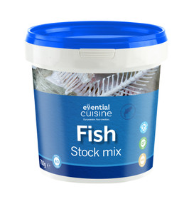 Buy Essential Cuisine Fish Stock Mix 700g. Makes up to 40 litres of authentic white fish stock, ideal for seafood soups, sauces, chowders, risottos and fish pies.