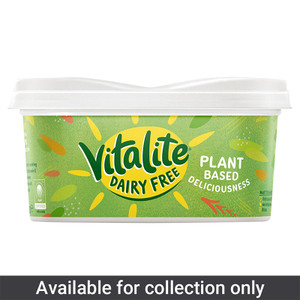 Buy Vitalite Dairy Free Spread 500g. A smooth, creamy plant-based spread for baking, cooking and everyday use with a delicious buttery taste.
