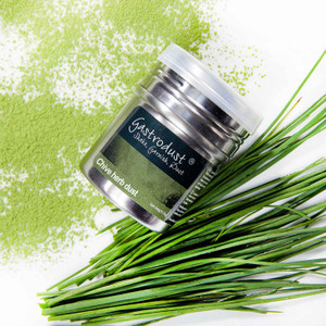 Buy Gastrodust Chive Garnishing Dust 40g. A finely milled chive powder for garnishing soups, seafood, eggs, potatoes, salads and elegant plated dishes.