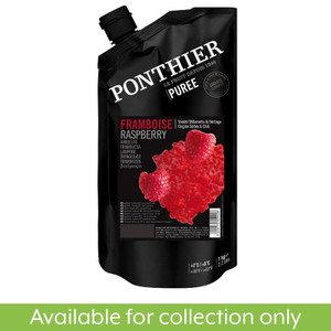 Ponthier Chilled Raspberry Puree 1kg Ponthier Chilled Raspberry Puree 1kg