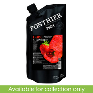 Ponthier Chilled Strawberry Puree 1kg Ponthier Chilled Strawberry Puree 1kg